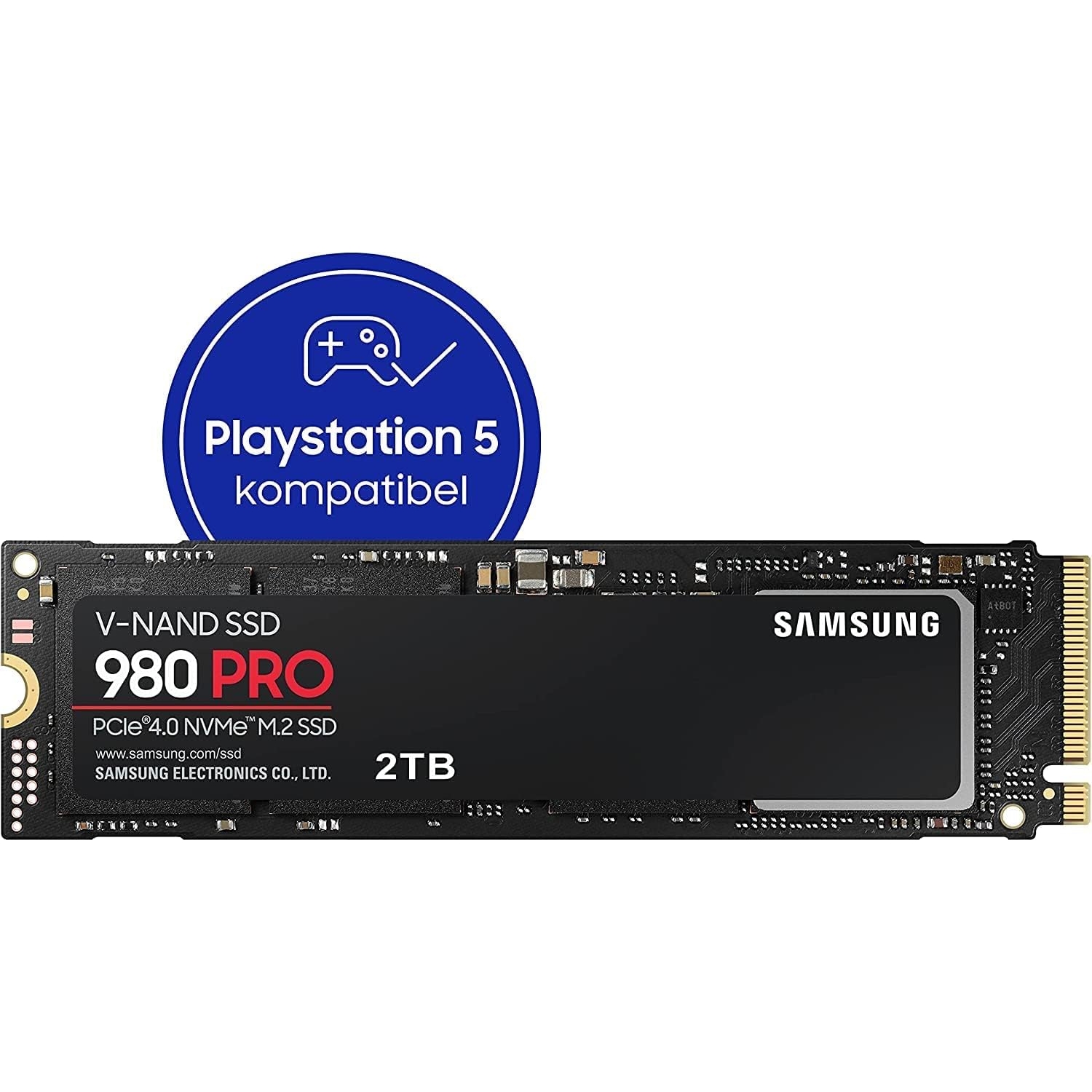 SAMSUNG 980 PRO 2TB 6900-5000 MB/s NVMe PCIe Gen4 SSD MZ-V8P2T0BW