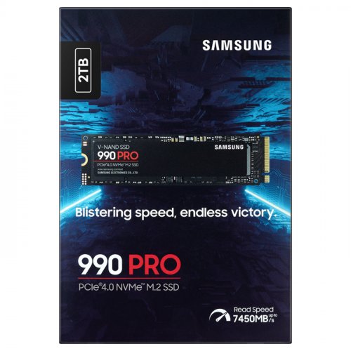 SAMSUNG 990 PRO 2 TB 7450/6900MB/s NVMe PCIe M.2 SSD MZ-V9P2T0BW