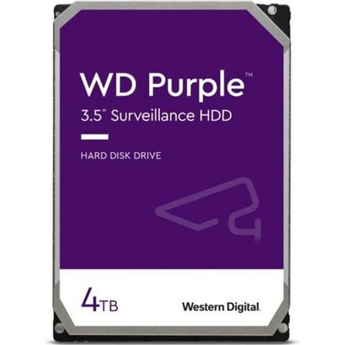 WD PURPLE 4TB 5400RPM 256MB SATA3 WD43PURZ 7/24 HDD RESMİ DİSTİ GARANTİLİ