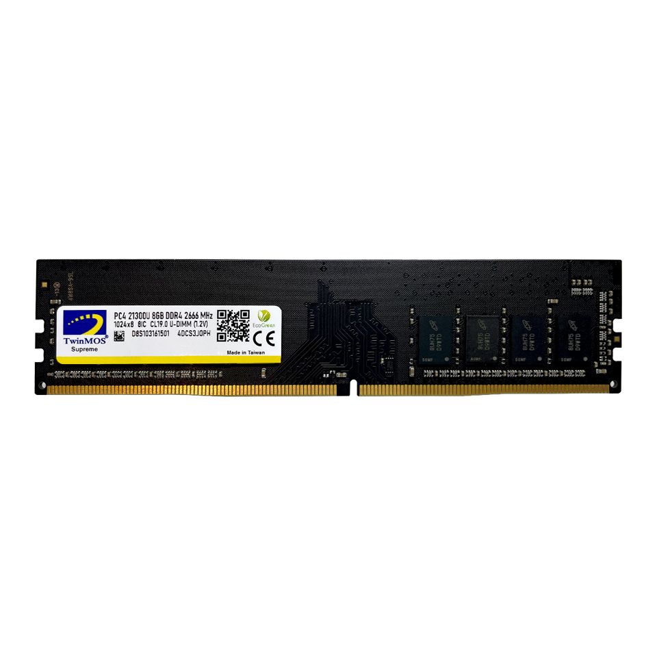 TWINMOS 8GB 2666MHz DDR4 PC RAM MDD48GB2666D