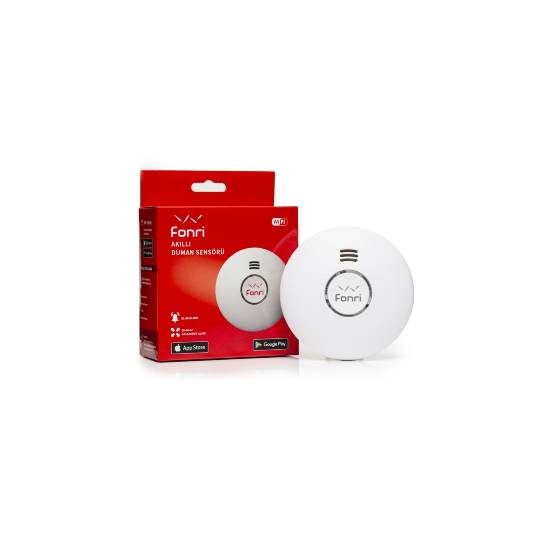 FONRİ WF3-AL1-0304-01 WIFI KABLOSUZ GS558D-H04 AKILLI DUMAN SENSÖRÜ