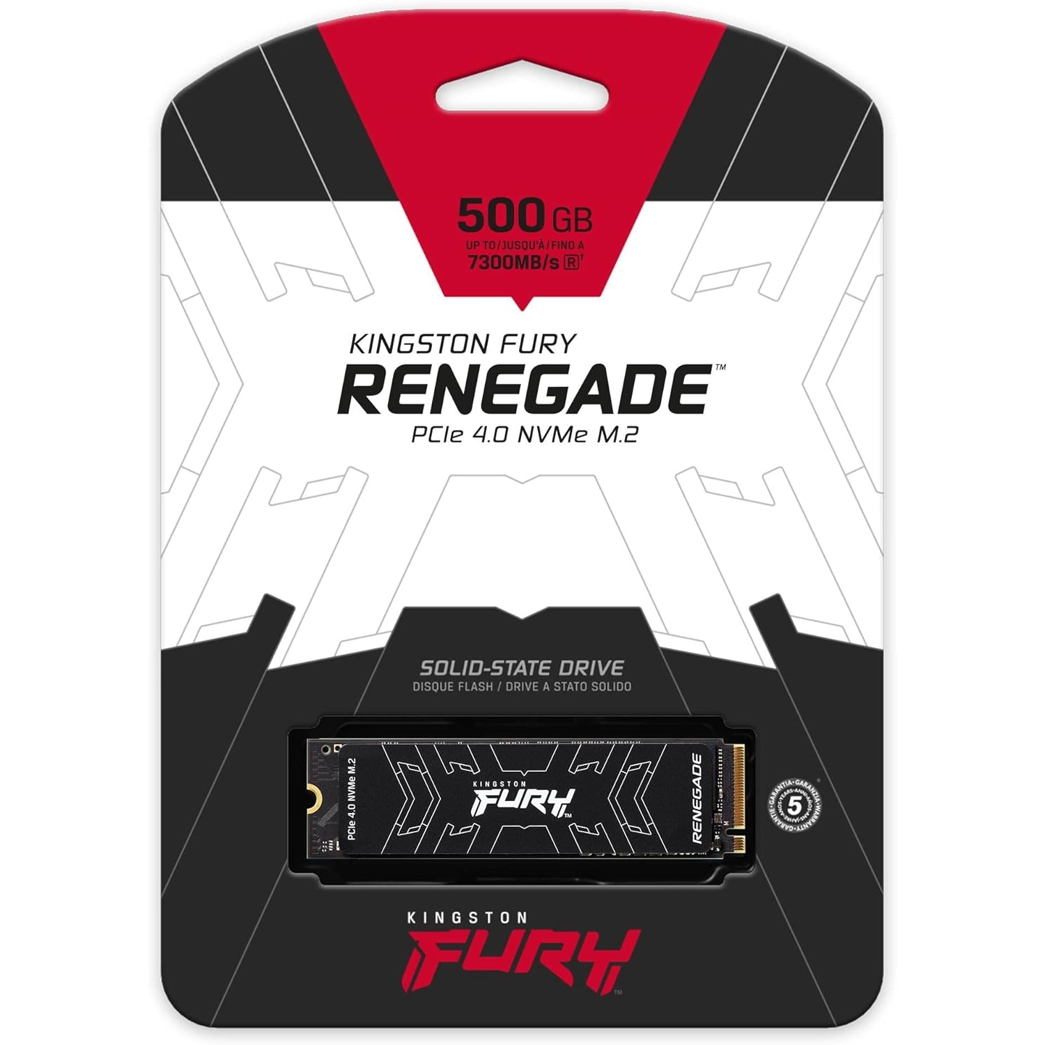 KINGSTON RENEGADE 500GB 7300-3900 PCIe 4.0 NVMe M.2 SSD SFYRS/500G